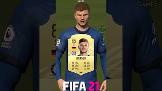 🇩🇪 TIMO WERNER fifa evolution 1424 shorts eafc24 fc24 fifa werner chelsea [upl. by Enneirb]