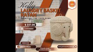 Make laundry day easier with the Kelly Laundry Basket – sleek practical and stylish 🧺✨ [upl. by Anivel]