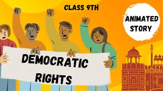 Democratic rights Class 9 cbse Part 1 Animation  Class 9 politics chapter 6  CBSE  NCERT [upl. by Draude]