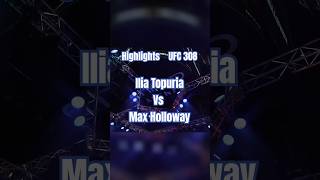 Ilia Topuria vs Max HollowayFull Match Highlights UFC 308 ufc mma ufc308 kickboxing boxing [upl. by Enaed]