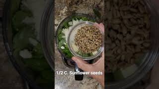 How to Make Basil Pesto without Pine Nuts [upl. by Arinayed800]