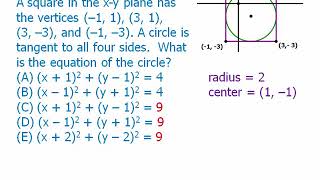 Coordinate Geometry Circles in the xy Plane [upl. by Chenee444]