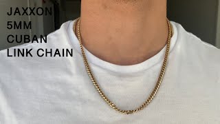 JAXXON 5MM CUBAN LINK REVIEW [upl. by Ical]