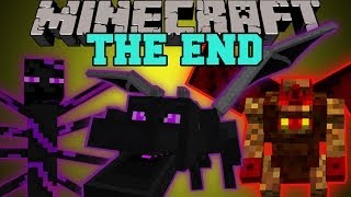 Minecraft THE END MOD HARDCORE BOSSES DUNGEONS amp EPIC ITEMS Mod Showcase [upl. by Rabaj]