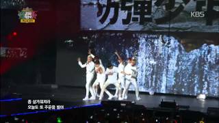 HIT 뮤직뱅크 인 멕시코MusicBank in Mexico방탄소년단BTS  Intro  Danger20141112 [upl. by Ause]