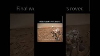 Last words of Mars rover shorts [upl. by Hannan141]