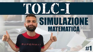 SIMULAZIONE TOLCI Ingegneria Esercizi Matematica Svolti e Commentati 01 [upl. by Tattan]