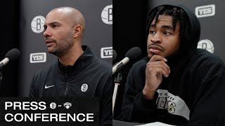 Jordi Fernández and Cam Thomas Post Game Press Conference  Nets at Knicks  November 15 2024 [upl. by Roos]