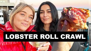 ULTIMATE LOBSTER ROLL CRAWL WITH ZOYA  Alix Traeger [upl. by Eiramaneet]