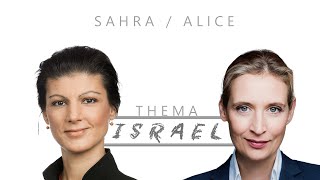 Alice Weidel und Sahra Wagenknecht TV DUELL ISRAEL [upl. by Gerkman]