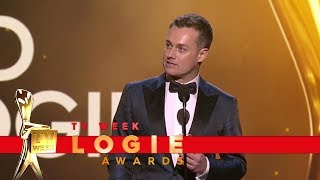 Grant Denyer wins the Gold Logie  TV Week Logie Awards 2018 [upl. by Cappello289]