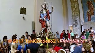 Palmi Festa San Rocco 2017 la ”calata” della statua  by ToniCondello2 [upl. by Alilahk]