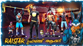 RAISTAR ഫ്രണ്ട് ആക്കി ❤️ BUNNY 🐰🐰 FREE FIRE SHORT FILM D2K ARMYFreeFireMalayalam [upl. by Dupuy]