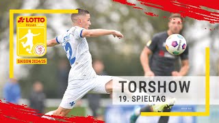 Torshow 19 Spieltag LOTTO Hessenliga 202425 [upl. by Aisined]