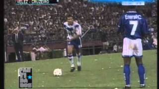 Velez 2 Cruzeiro 0 Supercopa 1996 Velez Campeon [upl. by Angeline]