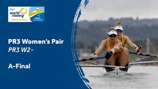 2022 World Rowing Championships  PR3 Womens Pair  AFinal [upl. by Aleedis]