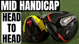 Cobra F9 Speedback vs Taylormade M6  MID HANDICAP HEAD TO HEAD [upl. by Mcleroy783]