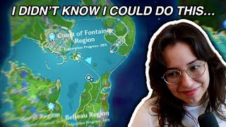 Genshin Streamer Discovers Interactive Map Feature [upl. by Yalonda]