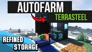 Refined Storage tutorial  guide 1122  1192 Terrasteel automation minecraft java edition [upl. by Aihpos627]