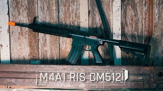 Rifle de Airsoft AEG M4A1 RIS CM512 Black  Ventureshop [upl. by Lahcsap]