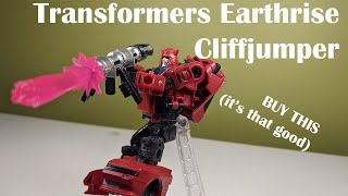 Transformers Earthrise Cliffjumper  Review [upl. by Abixah723]