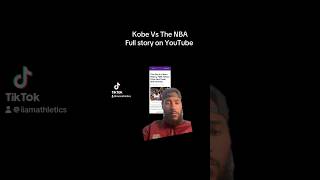 Kobe vs the NBA nba sportsnews basketball espn lakers kobebryant lebronjames [upl. by Ynohta609]