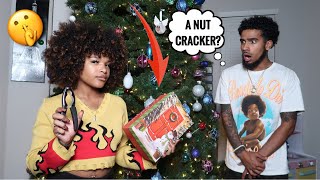 NUT CRACKER PRANK ON BOYFRIEND  HILARIOUS [upl. by Sarilda]