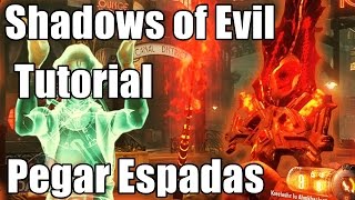 Shadows Of Evil  Como Pegar Espadas  Tutorial Pt Br [upl. by Ailgna]