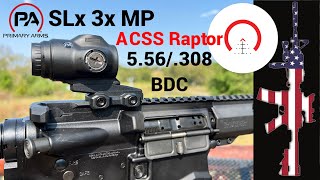 Primary Arms SLx 3x MicroPrism Raptor  REVIEW [upl. by Foah]