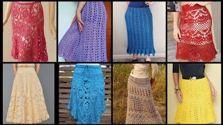 Very Attractive amp Trendy Crochet Long Skirts Designs Ideas 2024 [upl. by Germana599]