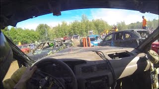 ChurubuscoNY Demolition Derby GoPro Heat 4 9122020 [upl. by Nnaaihtnyc927]