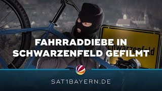 Dreiste FahrradDiebe in der Oberpfalz Überwachungskamera filmt alles [upl. by Siclari]