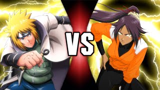 Faster than Lightning Minato vs Yoruichi  Fan Made Death Battle Trailer [upl. by Boar484]