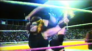 WWC WVR NWA WENDI RITCHER VS MONSTER RIPPER 1987 TRINIDAD TOBAGO FULLY REMASTERED SD 4K 60FPS [upl. by Ocinom58]