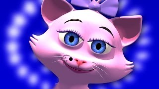 Kitty Cat  Kids Songs amp Nursery Rhymes [upl. by Lledyr]