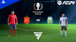 FC 24 PS4  Spain vs Argentina  Finalissima 2025 CONMEBOL–UEFA [upl. by Terces]