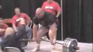 garry frank 4225kg deadlift [upl. by Gasparo858]