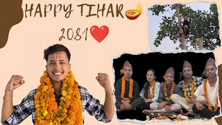 HAPPY TIHAR EVERYONE🪔❤️TIHAR VLOG AT HOME🏠😍happydiwali✨2081 festivalspecialday😊supportfypシ [upl. by Itnahsa]