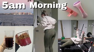 5am Winter Morning Routine 2023 At Home Workout amp Healthy Early Start [upl. by Fablan795]