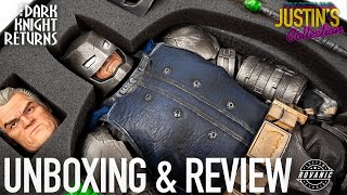 Batman The Dark Knight Returns Armored Rovanic Studio 16 Scale Figure Unboxing amp Review [upl. by Sixela]