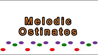 Music Lesson What is a Melodic Ostinato  Sing Step Grow [upl. by Notlit]