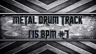 Heavy Metal Drum Track 175 BPM HQHD [upl. by Eelidnarb]