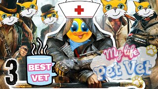 STAMPY amp SQAISHEY  MY LIFE PET VET vs ASSASSINS CREED 3 [upl. by Punke419]