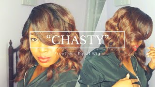 ♥ 22 Freetress Equal CHASTY Wig OP430 WAVY BOB ♥ [upl. by Elianore]