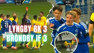 LYNGBY BK 33 BRONDBY IF • Danish Superliga 2023 [upl. by Adnorrahs]