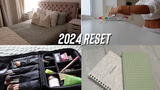 2024 RESET Organising tidying and our goals for 2024 Immie and Kirra [upl. by Assyle846]