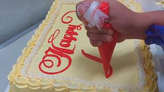 cake writing tutorial [upl. by Raimondo]