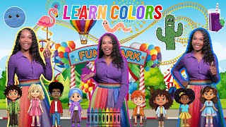 Learn colors Learning with Ms Houston Kid Songs  Nursery Rhymes [upl. by Aimekahs]