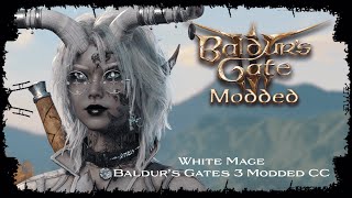 Baldurs Gates 3  Character Creation MODDED  White Mage Female Tiefflin [upl. by Etoile]