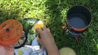 JETBOIL HACK and Recipe  Parmesan Couscous [upl. by Aynos]